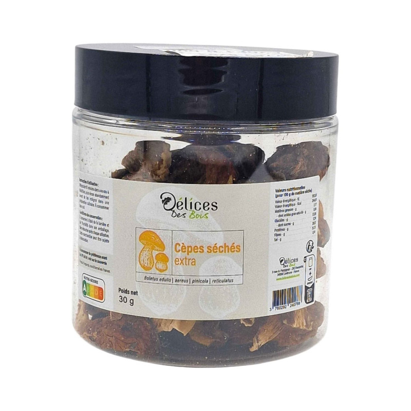 Cèpes extra séchés - Pot 30g
