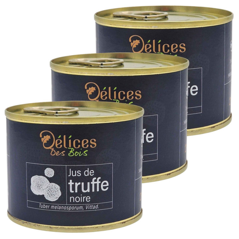 Lot 3x Jus de truffe noire - Boîte 200ml