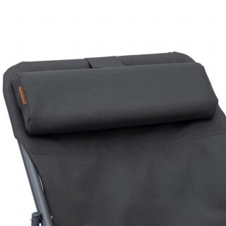 Lot de 2 chiliennes de jardin pliante MIRAEL - Anthracite
