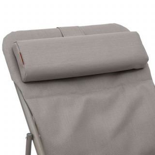 Lot de 2 chiliennes de jardin pliante MIRAEL - Noisette et café