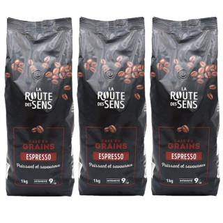 Lot 3x Café en grains expresso - Paquet 1kg