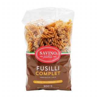 Lot 2x Pâtes Fusilli n°36 au blé complet - Paquet 500g