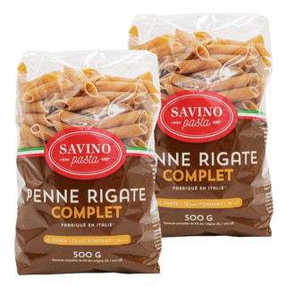 Lot 2x Pâtes Penne rigate n°31 au blé complet - Paquet 500g