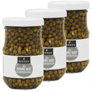 Lot 3x Poivre vert de Madagascar - Bocal 110g
