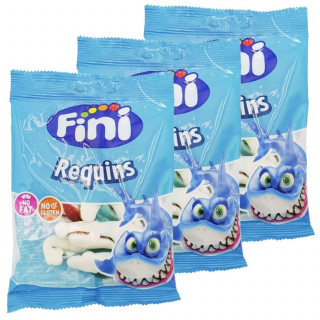 Lot 3x Bonbons requins - Halal - Paquet 90g