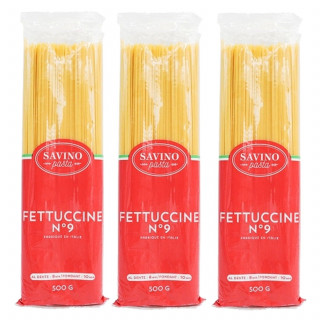 Lot 3x Pâtes Fettuccine n°9 - Paquet 500g