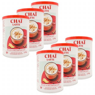 Lot 6x Chaï latte - Boîte 170g