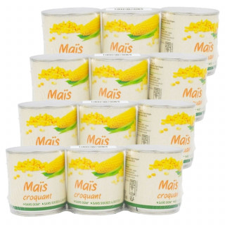 Lot 4x Maïs croquant - 3 x 150 g - Boîte 450g