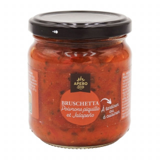 Lot 6x Bruschetta poivrons piquillo et jalapeño - Bocal 190g