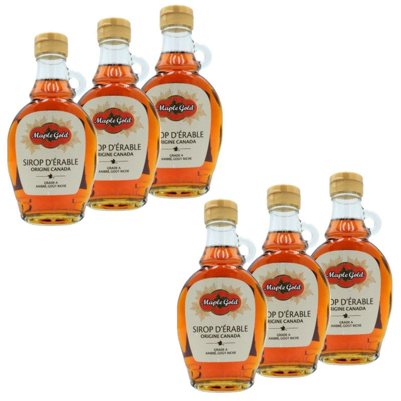 Lot 6x Sirop d'érable - Flacon 250g