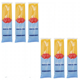 Lot 6x Pâtes Spaghetti - Sans gluten - Paquet 400g