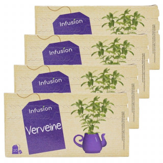 Lot 4x Infusion verveine - Boîte 30g