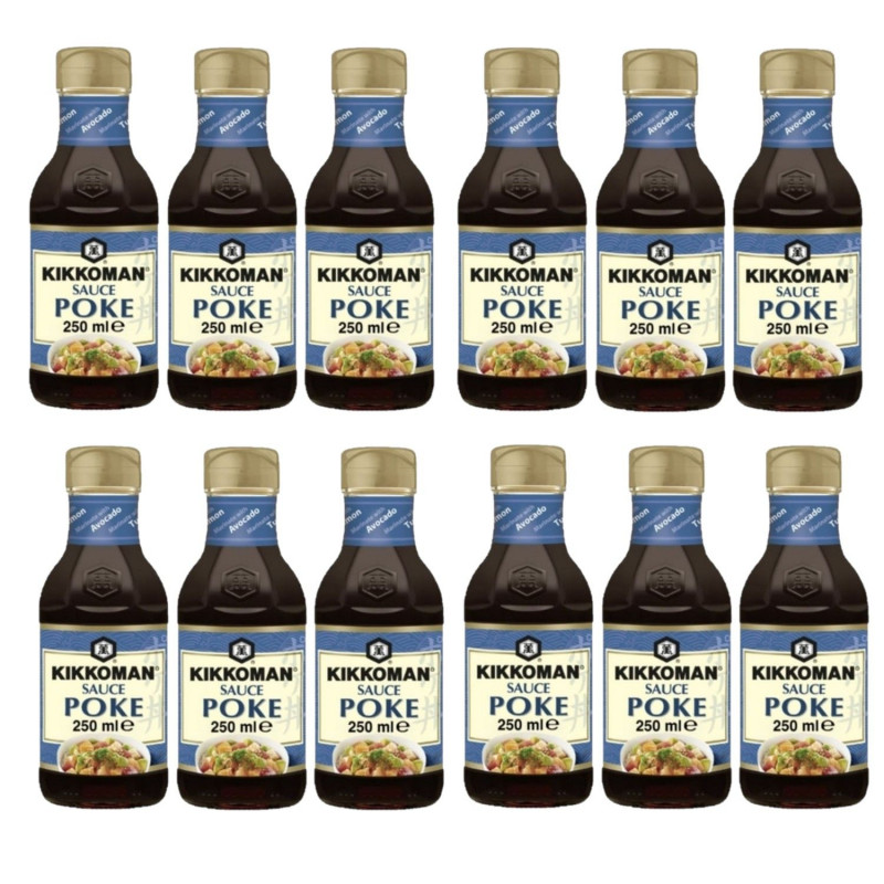 Lot 12x Sauce poke - Bouteille 250ml