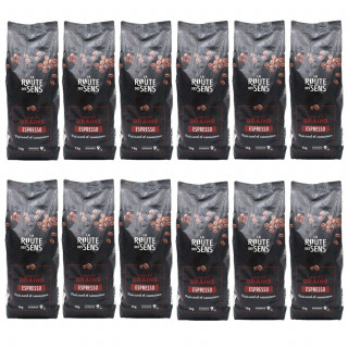 Lot 12x Café en grains expresso - Paquet 1kg