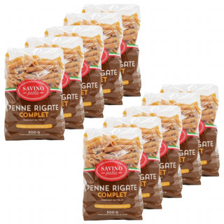 Lot 10x Pâtes Penne rigate n°31 au blé complet - Paquet 500g