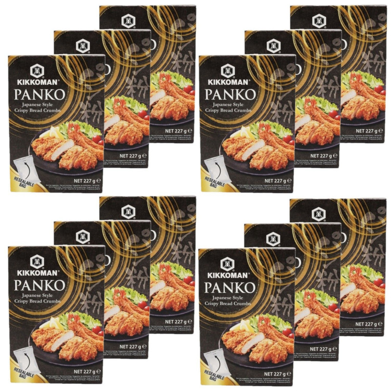 Lot 12x Chapelure panko japonaise - Paquet 227g