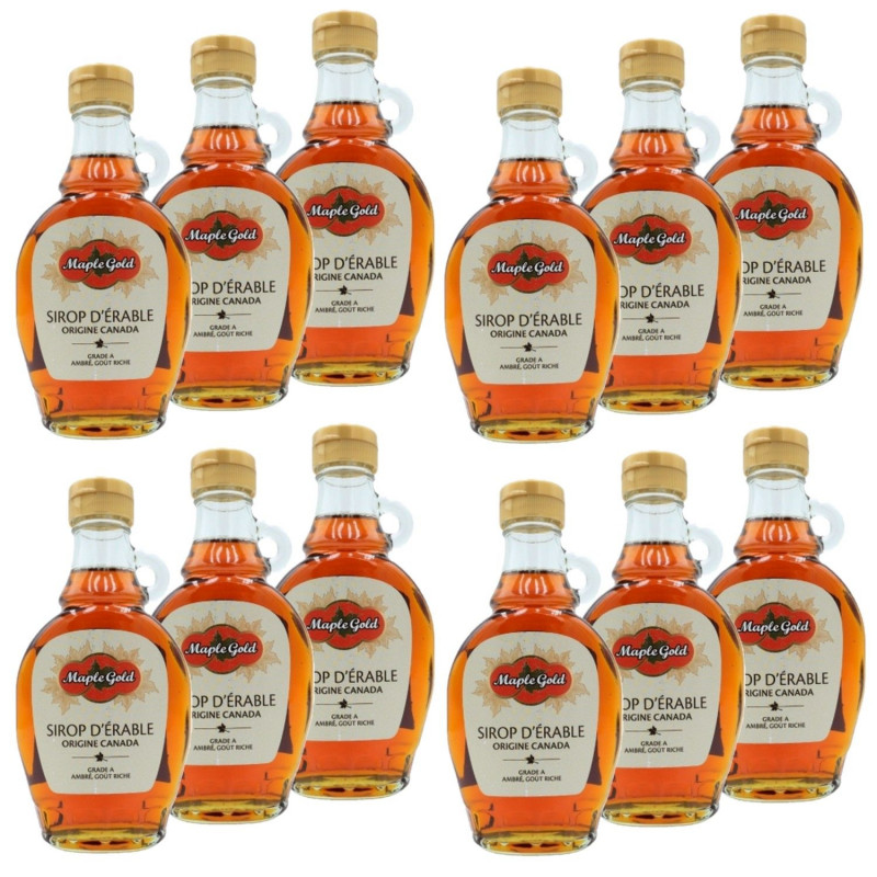 Lot 12x Sirop d'érable - Flacon 250g