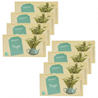 Lot 8x Infusion thym - Boîte 30g