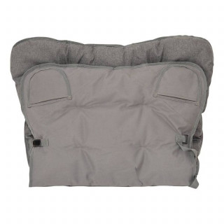 Lot de 2 fauteuils de camping pliants matelassés - Gris foncé