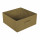 Boîte de rangement pliable en tissu avec poignée - 30 x 30 x 15 cm - Olive