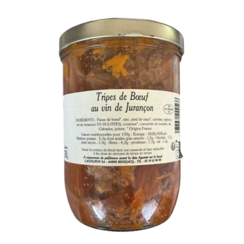 Tripes au vin de Jurançon - Bocal 750g