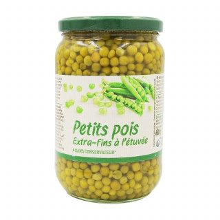 Petits pois extra fins - Bocal 445g