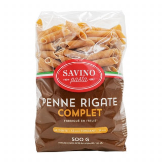 Pâtes Penne rigate n°31 au blé complet - Paquet 500g