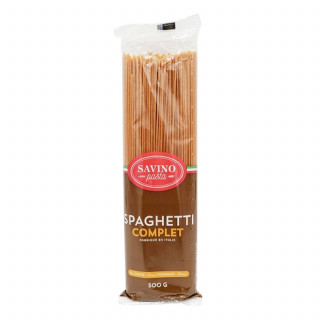 Pâtes Spaghetti au blé complet - Paquet 500g