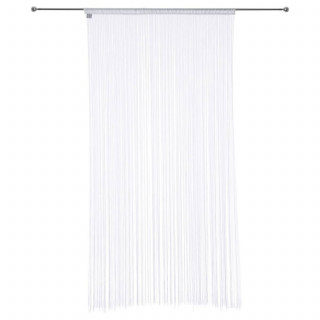 Lot de 2 rideaux - 90 x 200 cm - Blanc