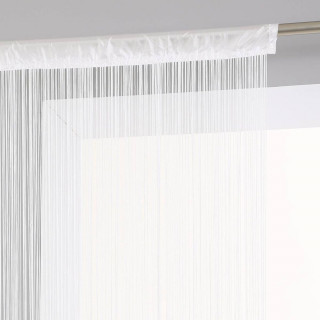 Lot de 2 rideaux - 90 x 200 cm - Blanc