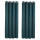 Lot de 2 Rideaux occultants Louisa - 140 x 260 cm - Bleu canard