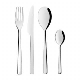 Lot de 2 Ménagères Deka en Acier inoxydable - 48 pièces - Argent