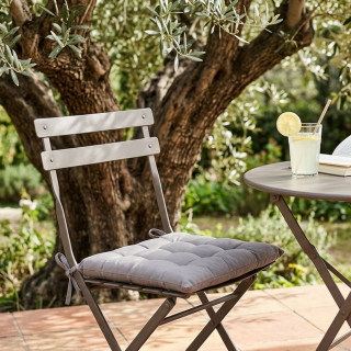 Lot 2x Galette de chaise - Gris