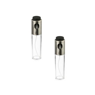 Lot 2x Vaporisateur pour huile et vinaigre - Transparent