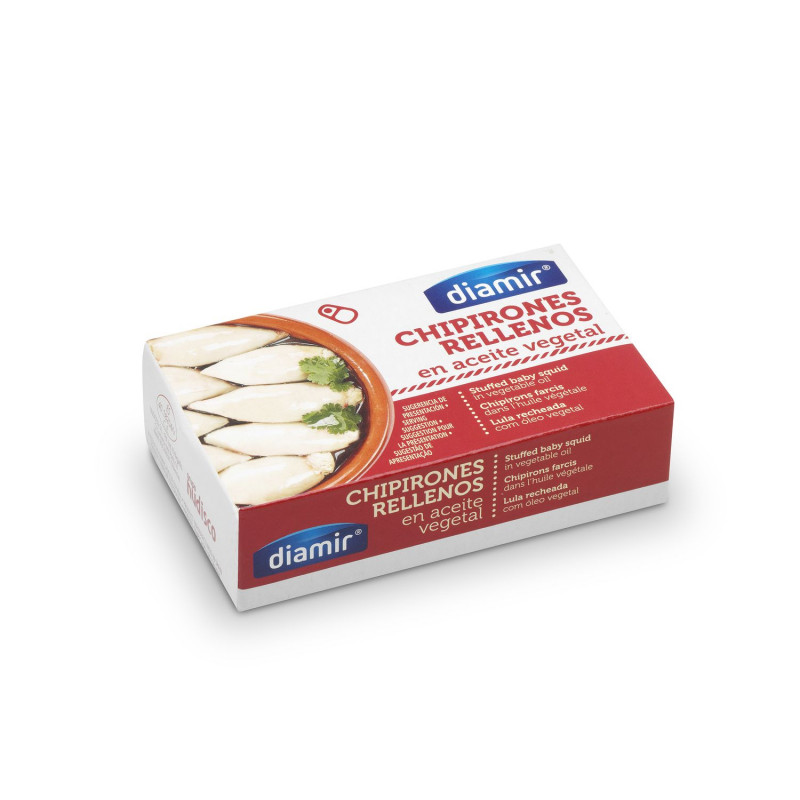 Chipirons farcis dans l'huile - Conserve 110g