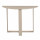 Table console 2-en-1 forme demi-lune MARBELLE - Beige