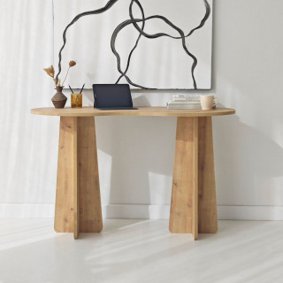 Bureau design organique effet Chêne naturel - BERLIN