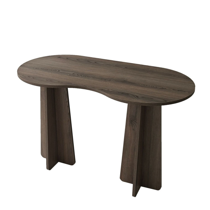 Bureau design organique effet Noyer - BERLIN