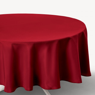 Nappe anti-taches ronde Ophy - Diam 180 cm - Rouge