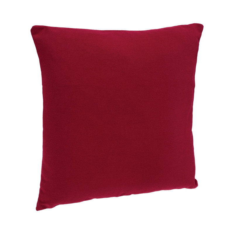 Coussin déhoussable - 38 x 38 cm - Rouge