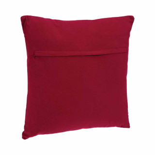 Coussin déhoussable - 38 x 38 cm - Rouge