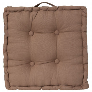 Coussin de sol - 40 x 40 cm Taupe
