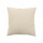 Coussin uni effet Bachette déhoussable - 40 x 40 cm - Ecru