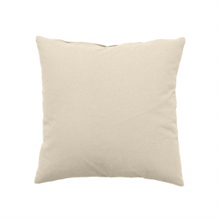 Coussin uni effet Bachette déhoussable - 40 x 40 cm - Ecru