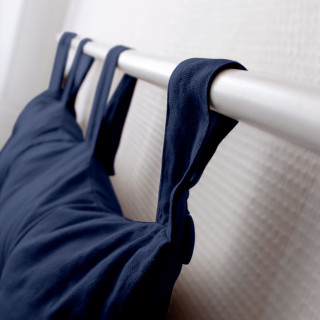 Tête de lit coussin Panama à suspendre - 70 x 45 cm - Bleu Marine