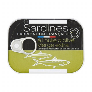 Sardines à l'huile d'olive extra vierge - Conserve 115g