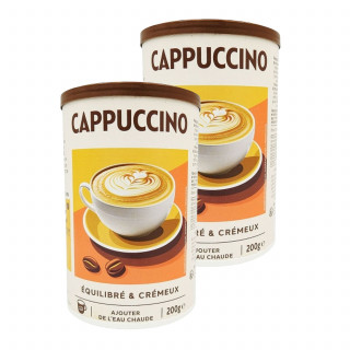 Lot 2x Cappuccino - Boîte 200g