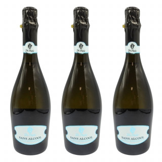 Lot 3x Boisson effervescente sans alcool - Bouteille 750ml