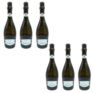 Lot 6x Boisson effervescente sans alcool - Bouteille 750ml