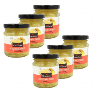 Lot 6x Gingembre mariné - Bocal 190g